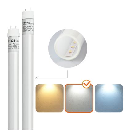 Brilagi - Luminaire technique LED tube fluorescent OPTIMA T8 2xG13/18W/230V 4000K IP65 128 cm - palette de 110 pcs