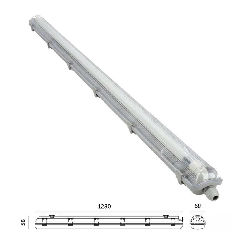 Brilagi - LED TL-buis werkverlichting OPTIMA T8 1xG13/18W/230V 4000K IP65 128 cm