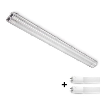 Brilagi - LED TL-buis werkverlichting OPTIMA T8 2xG13/18W/230V 4000K IP65 128 cm