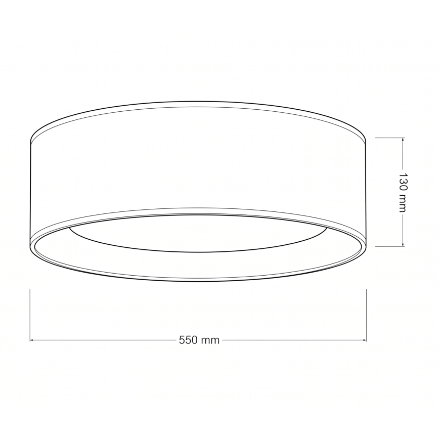 Brilagi - Plafonnier LED dimmable VELVET SMART VARI LED/36W/230V 3000-6500K Ø 55 cm crème/doré + télécommande incluse