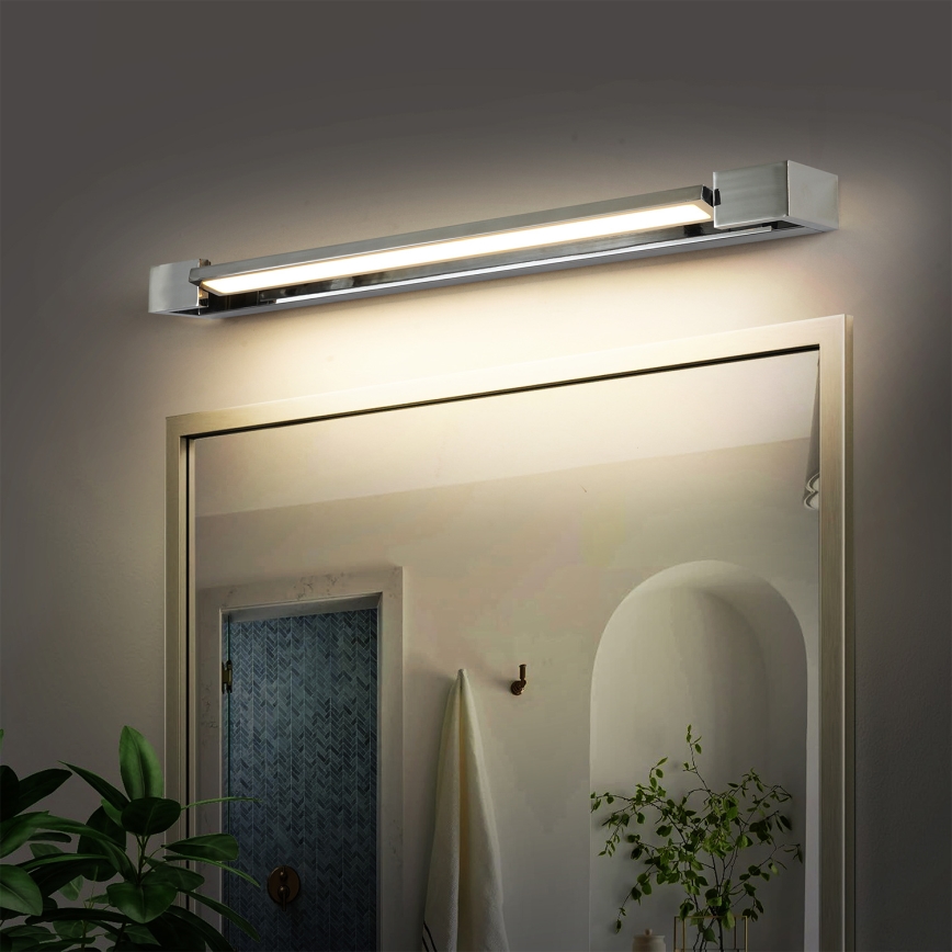 Brilagi - AQUA LINE LED-spiegelverlichting 18W/230V 60 cm IP44 glanzend chroom CRI 90