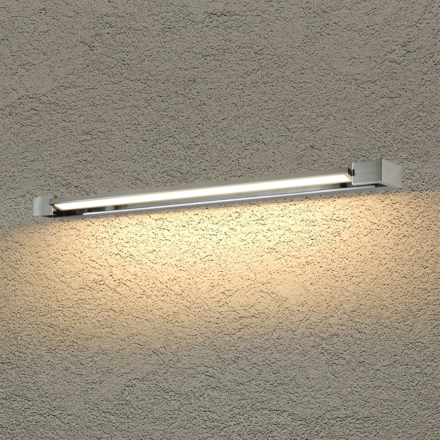 Brilagi - LED badkamerspiegelverlichting AQUA LINE LED/24W/230V 90 cm IP44 glanzend chroom CRI 90