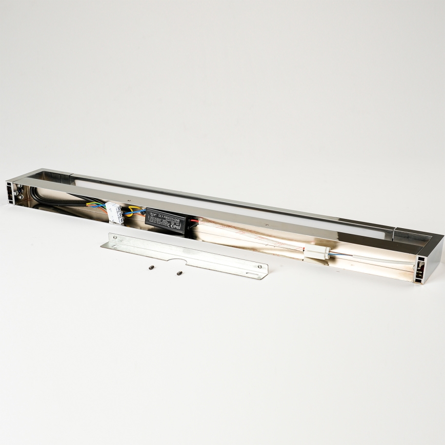 Brilagi - LED badkamerspiegelverlichting AQUA LINE LED/24W/230V 90 cm IP44 glanzend chroom CRI 90