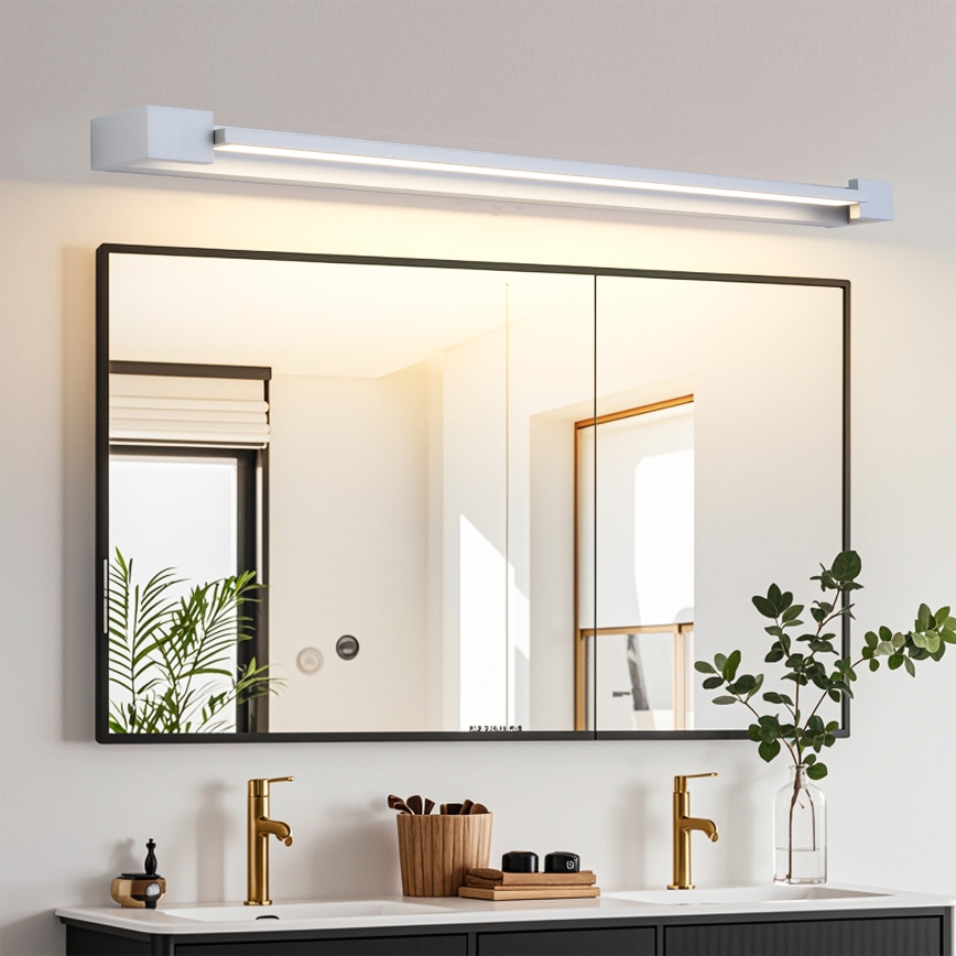 Brilagi - LED-badkamerspiegelverlichting AQUA LINE LED/24W/230V 90 cm IP44 mat chroom CRI 90