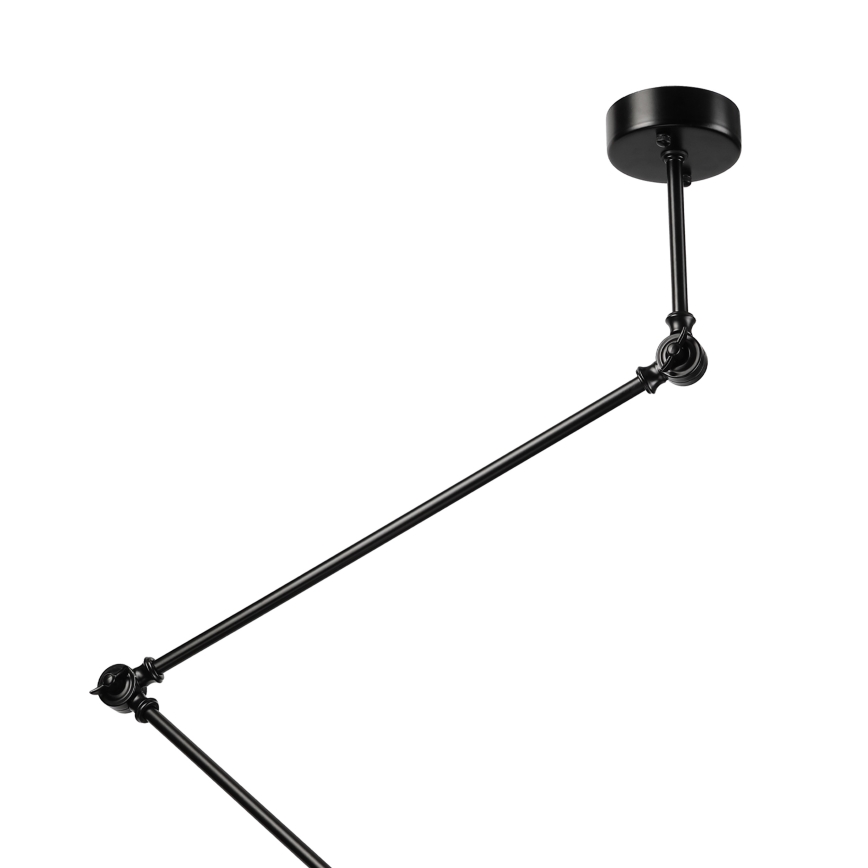 Brilagi - LED verstelbare hanglamp op staaf IRONBEAM 1xE27/60W/230V zwart