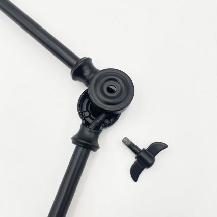 Brilagi - LED verstelbare hanglamp op staaf IRONBEAM 1xE27/60W/230V zwart