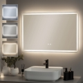 BRILAGI - LED verwarmde badkamerspiegel BELLA LED/19W/230V 60x90 cm IP44 CRI 90 dimbaar + CCT