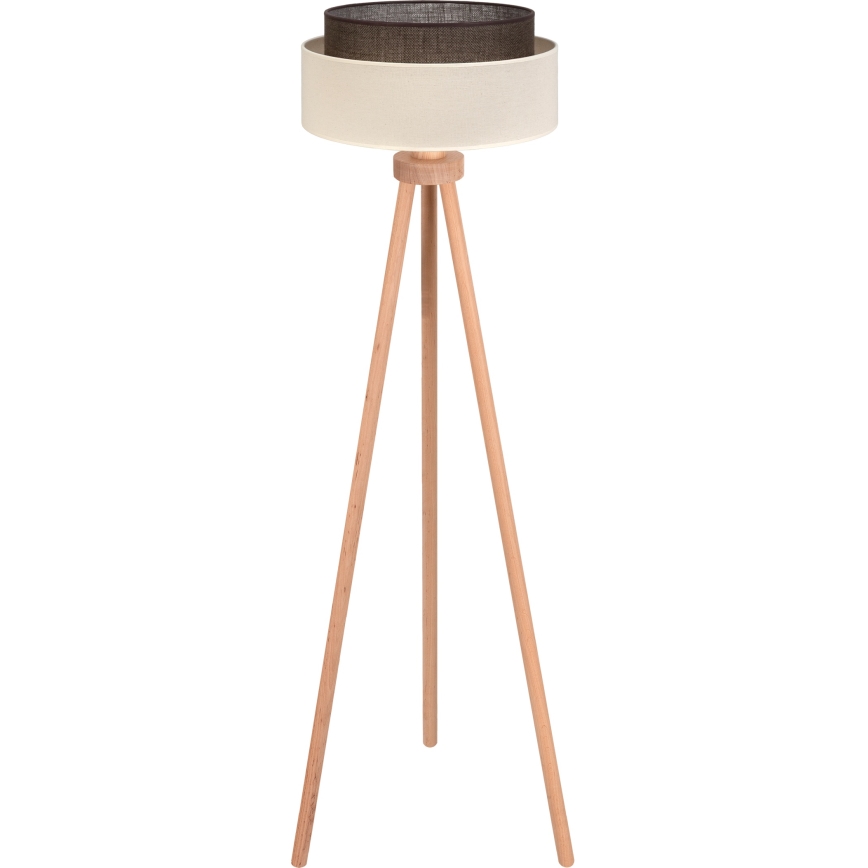 Brilagi - LED vloerlamp BOHO STYLE 1xE27/15W/230V crème/bruin