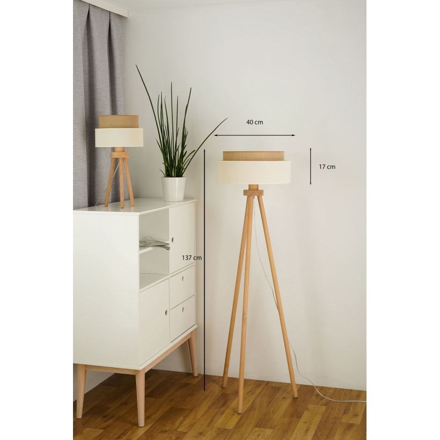 Brilagi - LED Vloerlamp BOHO STYLE 1xE27/15W/230V
