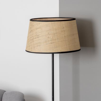 Brilagi - LED vloerlamp CERIA 1xE27/40W/230V Ø 35 cm beige/zwart