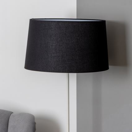 Brilagi - LED vloerlamp CERIA 1xE27/40W/230V Ø 45 cm zwart/wit