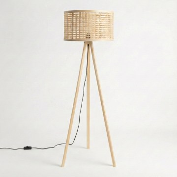 Brilagi - LED vloerlamp CERIA 1xE27/60W/230V Ø 40 cm beige