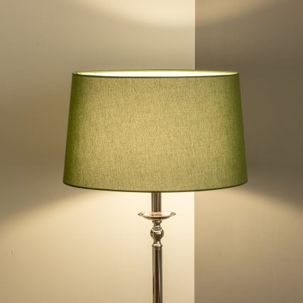 Brilagi - LED vloerlamp CERIA 1xE27/60W/230V Ø 45 cm glanzend chroom/groen