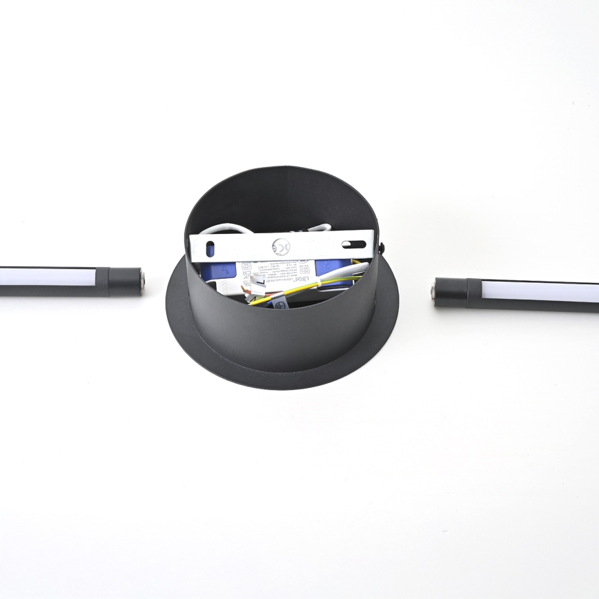 Brilagi - LED wand verlichting LUGO DUE LED/9W/230V zwart