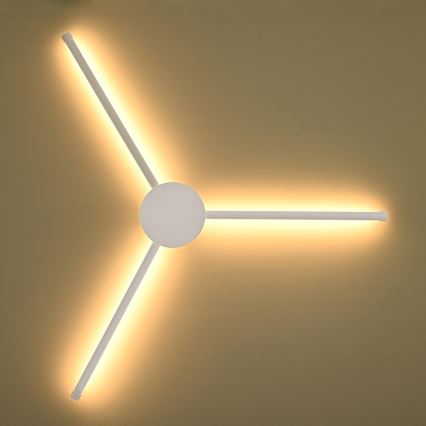 Brilagi - LED wand verlichting LUGO TRE LED/14W/230V wit