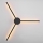 Brilagi - LED wand verlichting LUGO TRE LED/14W/230V zwart