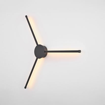 Brilagi - LED wand verlichting LUGO TRE LED/14W/230V zwart