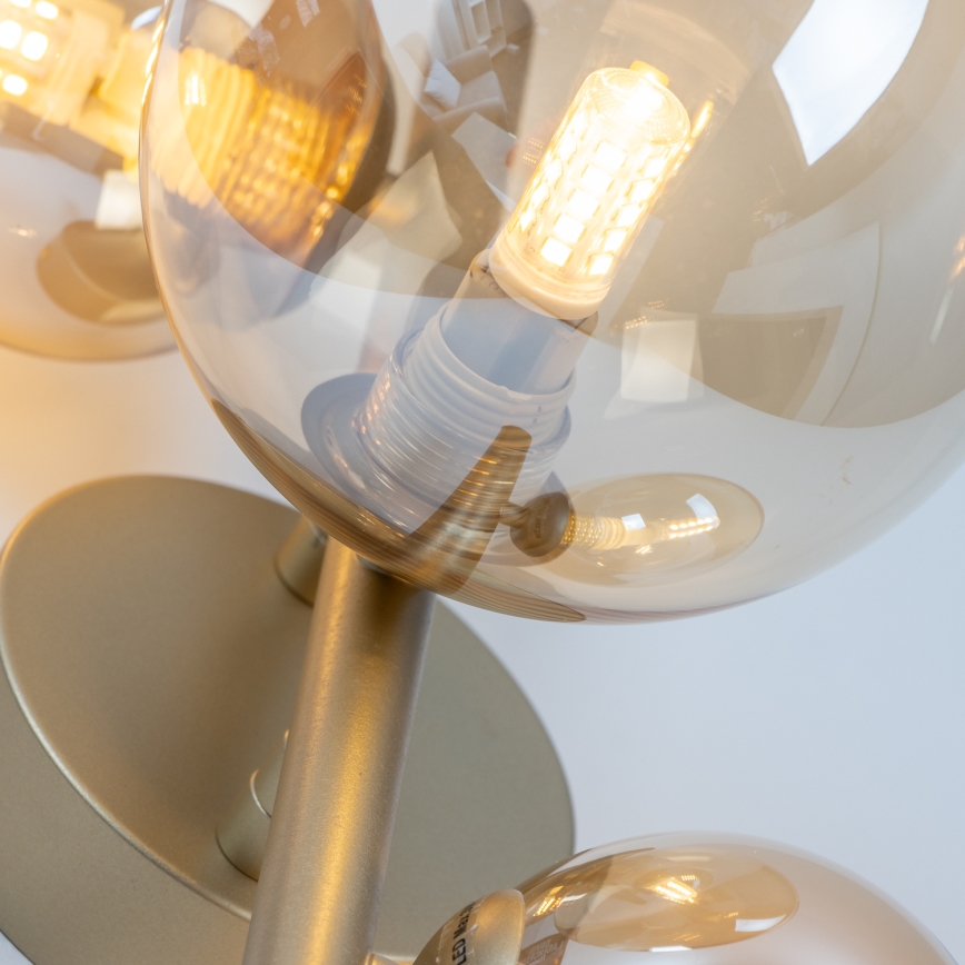 Brilagi - LED wand verlichting MILLA 3xG9/3W/230V goud