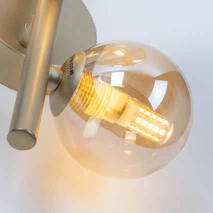 Brilagi - LED wand verlichting MILLA 3xG9/3W/230V goud