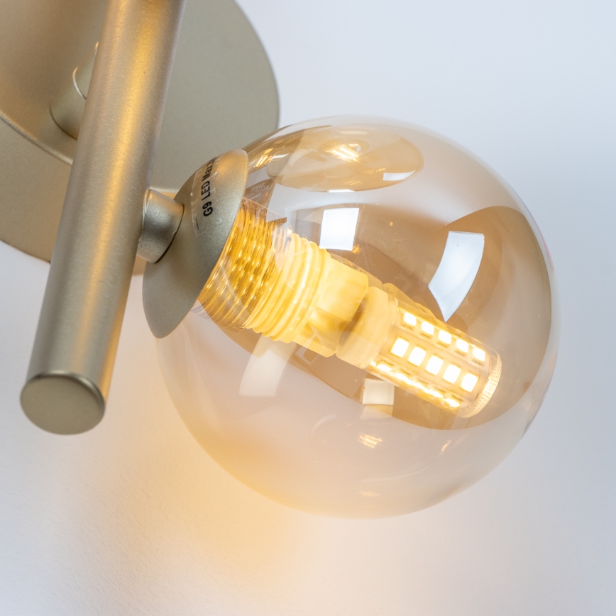 Brilagi - LED wand verlichting MILLA 3xG9/3W/230V goud