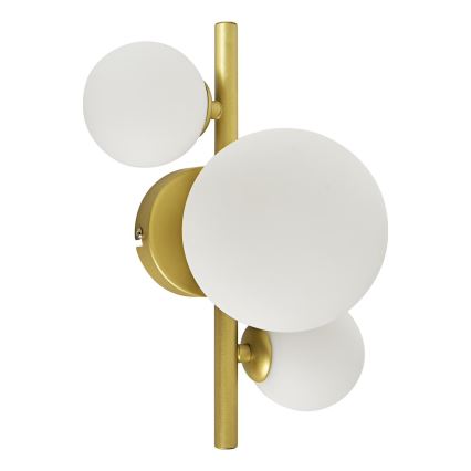 Brilagi - LED wand verlichting MILLA 3xG9/3W/230V goud/wit