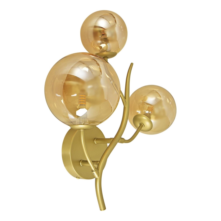 Brilagi - LED wand verlichting MISTEL 3xG9/3W/230V goud