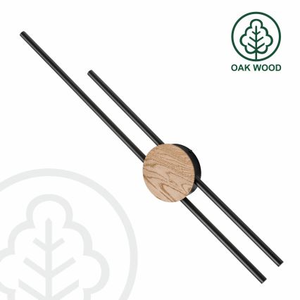 Brilagi - LED wand verlichting WOODY COLLINE LED/15W/230V 80 cm eiken