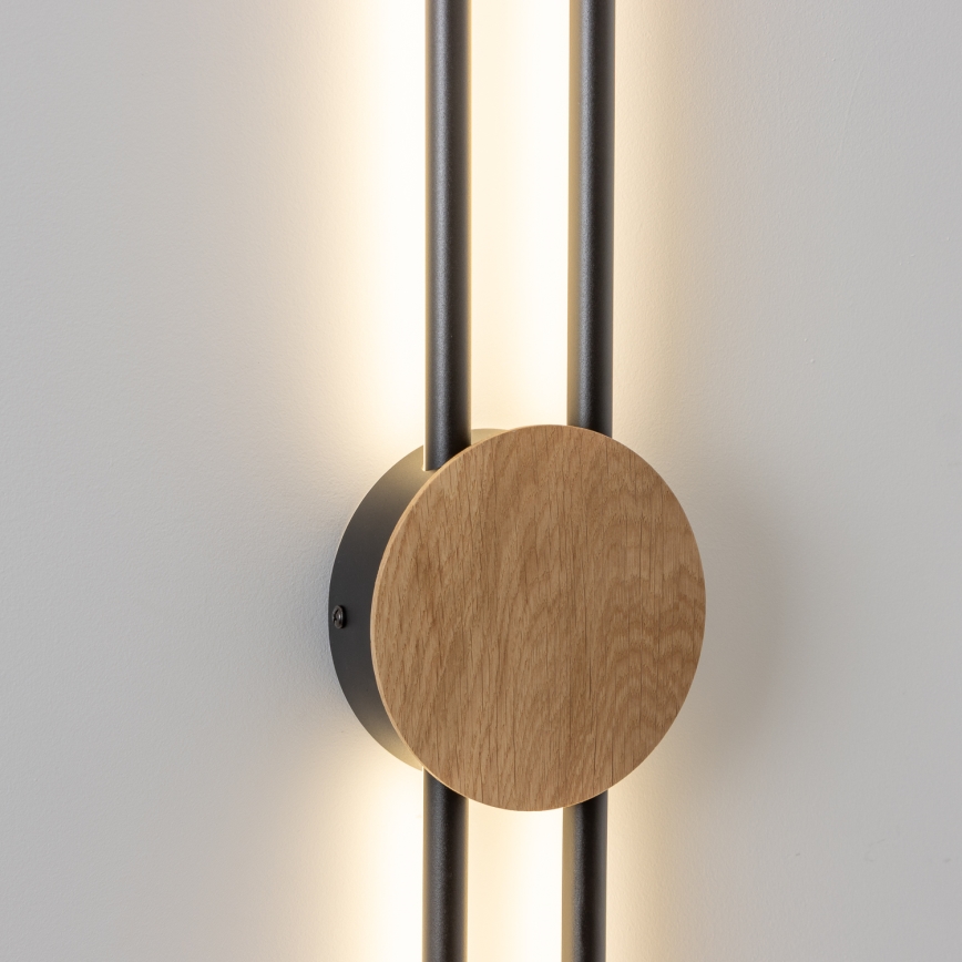 Brilagi - LED wand verlichting WOODY COLLINE LED/15W/230V 80 cm eiken