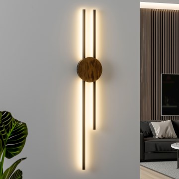 Brilagi - LED wand verlichting WOODY COLLINE LED/15W/230V 80 cm eiken