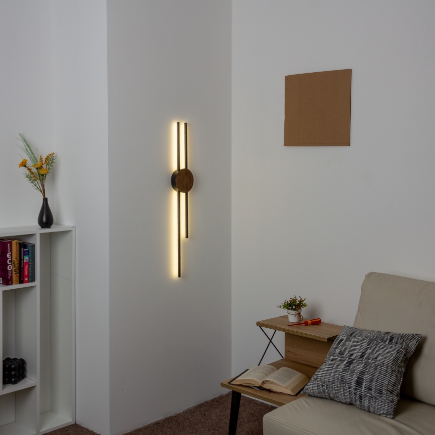 Brilagi - LED wand verlichting WOODY COLLINE LED/15W/230V 80 cm eiken