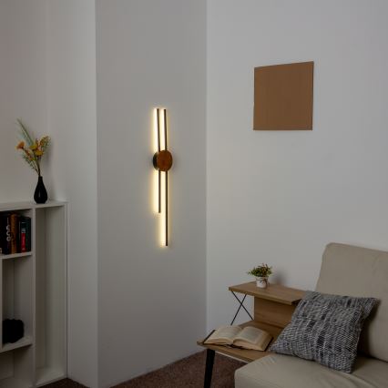 Brilagi - LED wand verlichting WOODY COLLINE LED/15W/230V 80 cm eiken kers