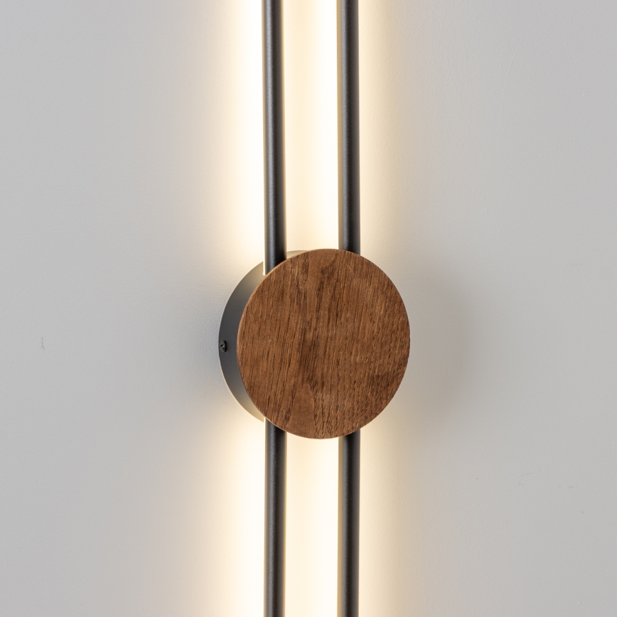 Brilagi - LED wand verlichting WOODY COLLINE LED/15W/230V 80 cm eiken kers