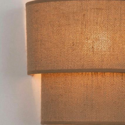 Brilagi - LED-wandlamp BOHO ECO 1xE27/10W/230V beige