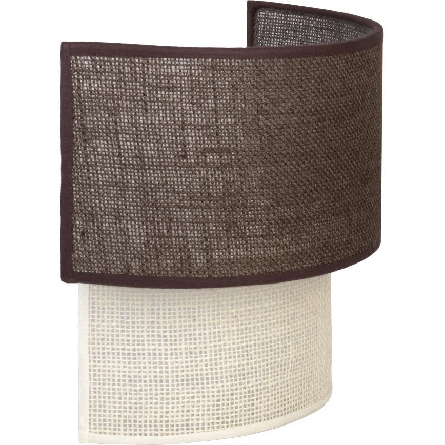 Brilagi - LED wandlamp BOHO ECO 1xE27/10W/230V bruin/crème