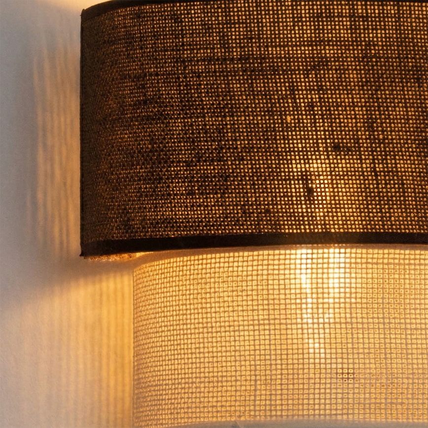 Brilagi - LED wandlamp BOHO ECO 1xE27/10W/230V bruin/crème