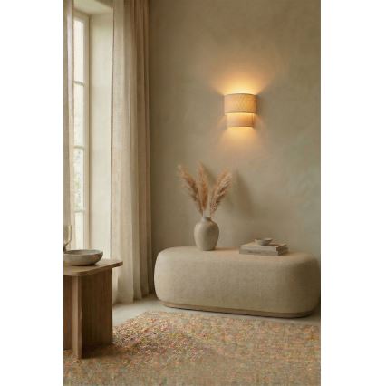 Brilagi - LED-wandlamp BOHO ECO 1xE27/10W/230V crème