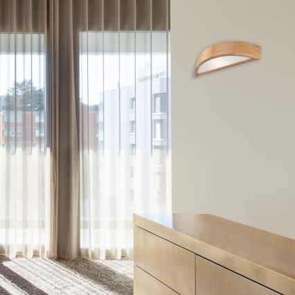 Brilagi - LED Wandlamp CARVALHO 1xE27/60W/230V eiken