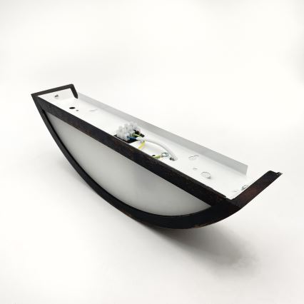 Brilagi - LED-wandlamp CARVALHO SMOKEY 1xE27/60W/230V eiken