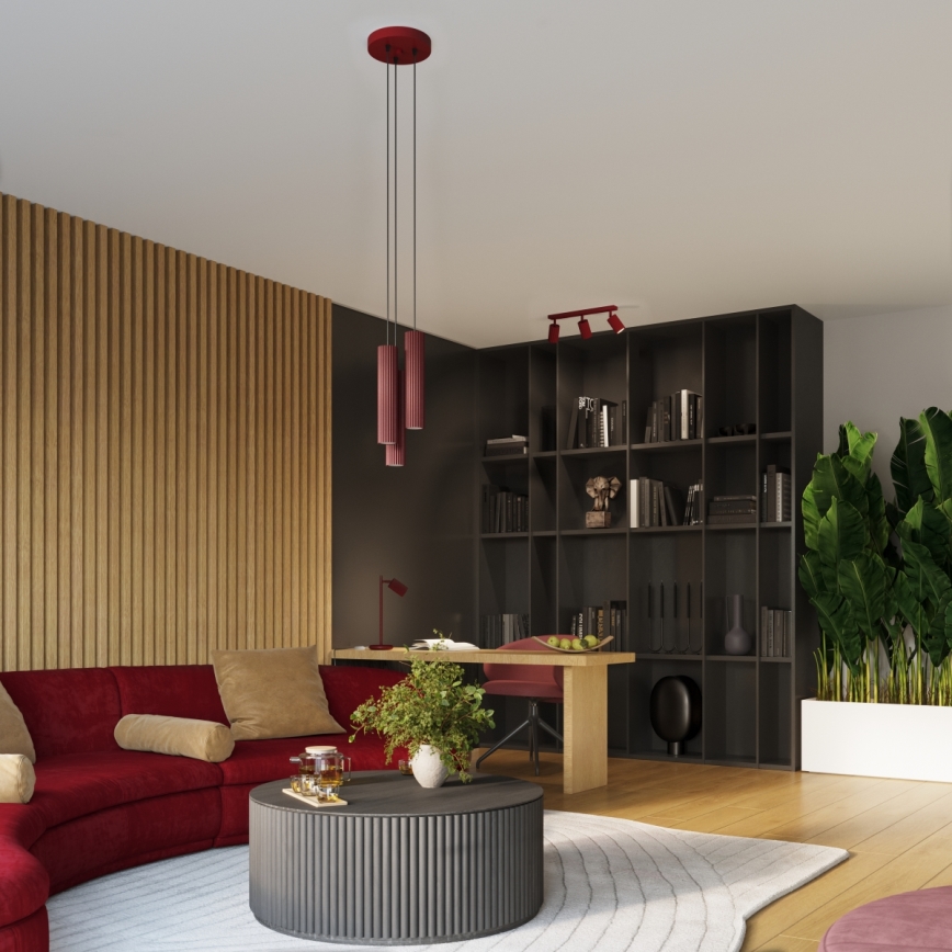 Brilagi - LED-wandlamp CRESTO 1xGU10/10W/230V 10 cm bordeaux