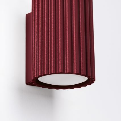 Brilagi - LED-wandlamp CRESTO 1xGU10/10W/230V 10 cm bordeaux