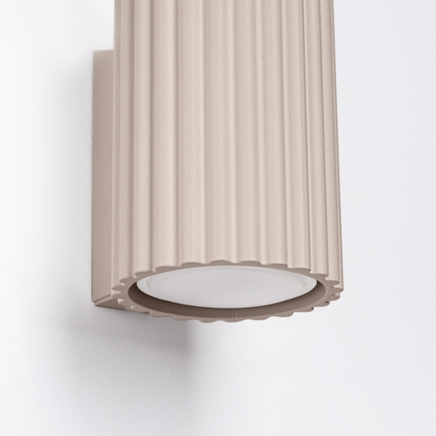 Brilagi - LED-wandlamp CRESTO 1xGU10/10W/230V 10 cm taupe