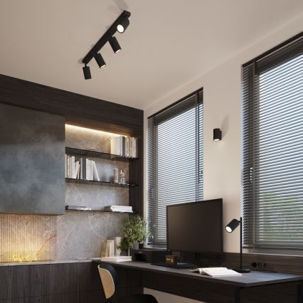 Brilagi - LED-wandlamp CRESTO 1xGU10/10W/230V 10 cm zwart