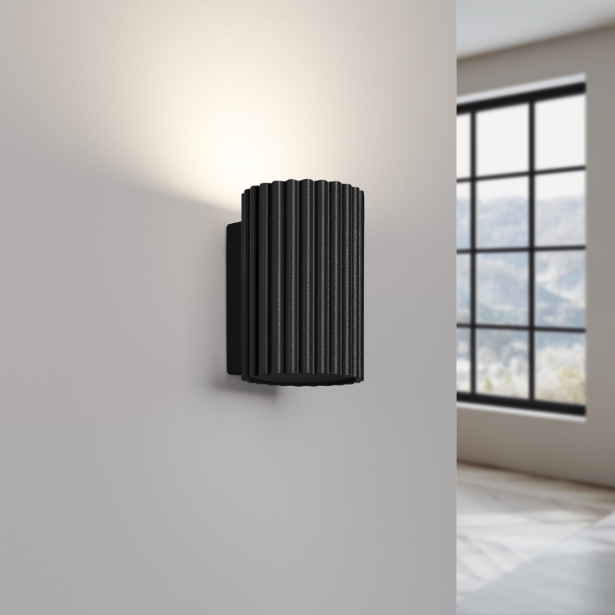Brilagi - LED-wandlamp CRESTO 1xGU10/10W/230V 10 cm zwart