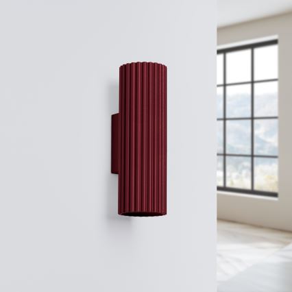 Brilagi - LED-wandlamp CRESTO 2xGU10/10W/230V 20 cm bordeaux