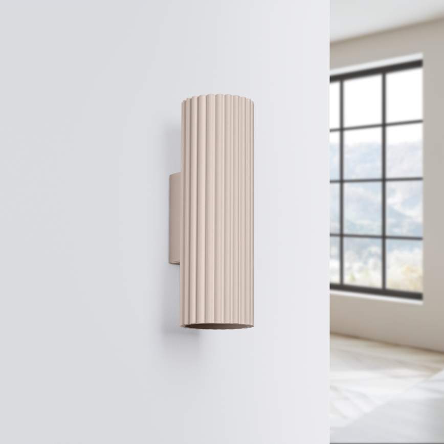 Brilagi - LED-wandlamp CRESTO 2xGU10/10W/230V 20 cm taupe