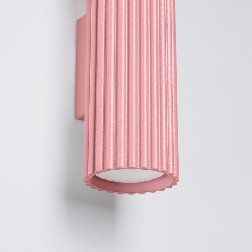Brilagi - LED-wandlamp CRESTO 2xGU10/10W/230V 30 cm roze