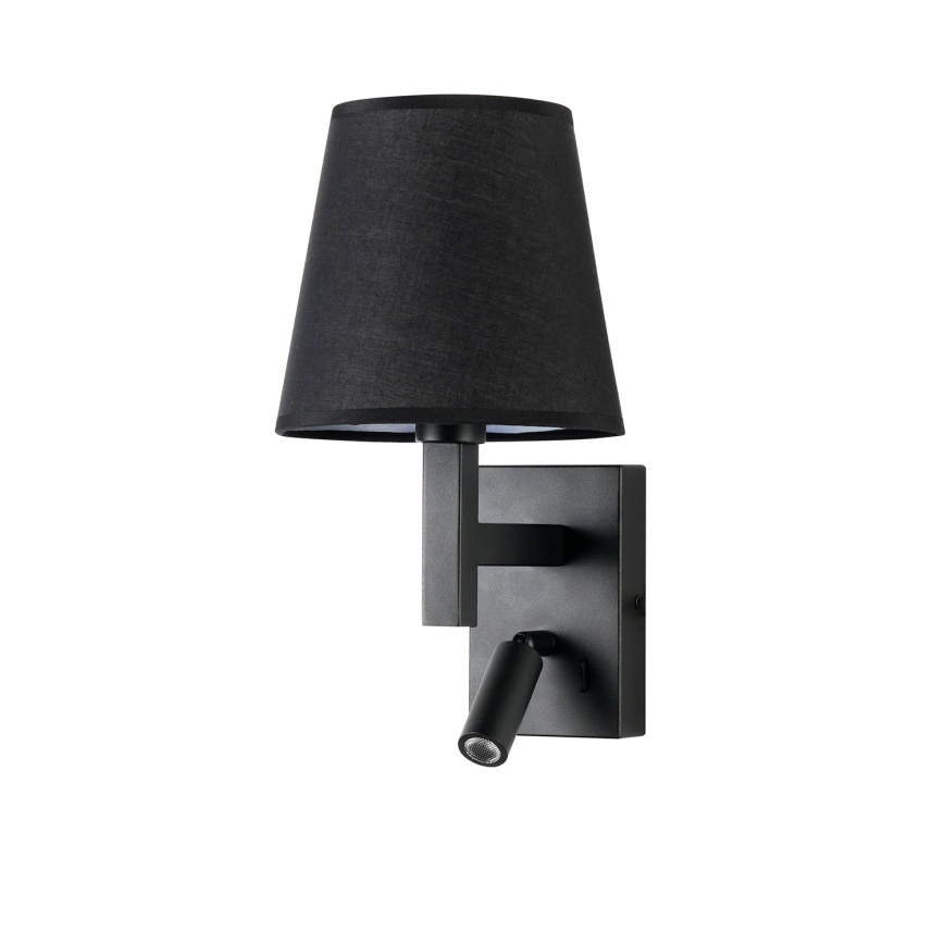 Brilagi - LED Wandlamp DEYA 1xE14/40W/230V + LED/3W zwart