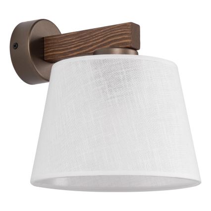 BRILAGI - LED wandlamp LATTE 1xE27/15W/230V grenen/wit