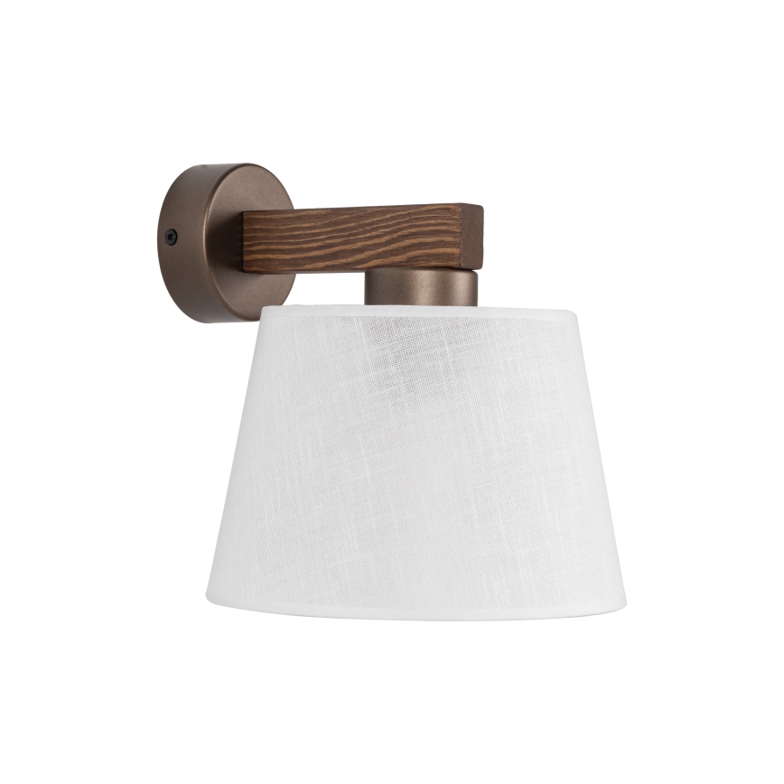 BRILAGI - LED wandlamp LATTE 1xE27/15W/230V grenen/wit