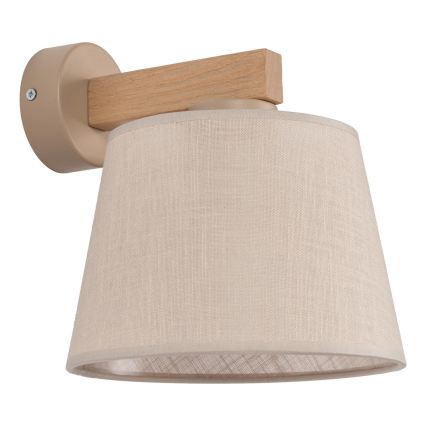 BRILAGI - LED Wandlamp LATTE SABIA 1xE27/15W/230V grenen/beige